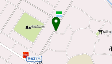 大型コインランドリー市原青柳店の地図画像