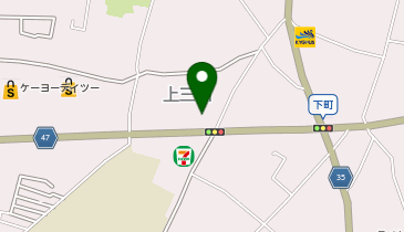 ランドリー専科上三川店の地図画像