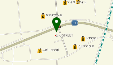 ふわりいわい店の地図画像
