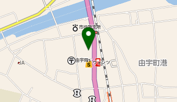 コインランドリー由宇中央店の地図画像