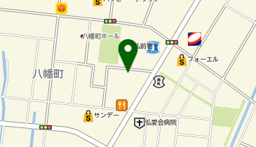 ブランシュ八幡店の地図画像
