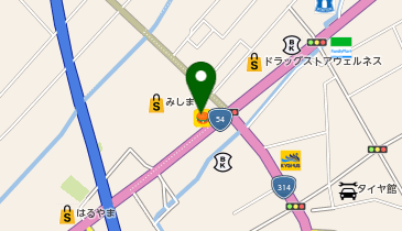 コインランドリーセンタービル三刀屋店の地図画像