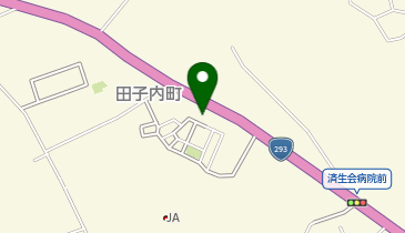 大型コインランドリー田子内店の地図画像