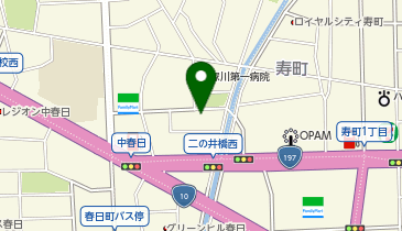 コインランドリーライフの地図画像