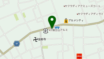 コインランドリーデポさいたま桜道場店の地図画像