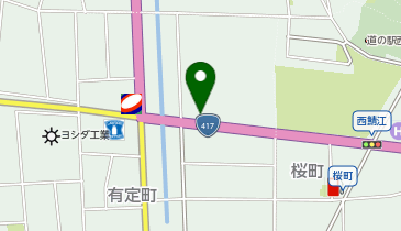 コインランドリーザブーン鯖江店の地図画像