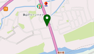 大型コインランドリー笹井店の地図画像