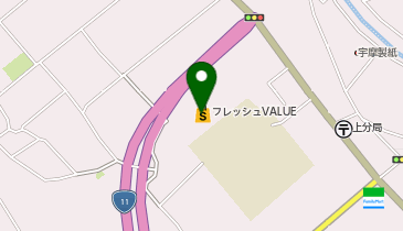 コインランドリーF.B上分店の地図画像