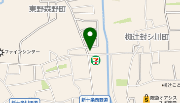 コインランドリー東野舞台町店の地図画像