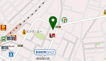 ふかふか都賀店の地図画像