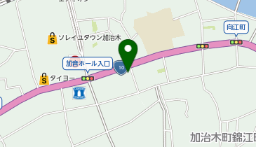 WASHLAUNDRY加治木店の地図画像