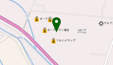 コインランドリーデポヨークタウン涌谷店の地図画像