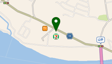 コインランドリー岩国山手店の地図画像