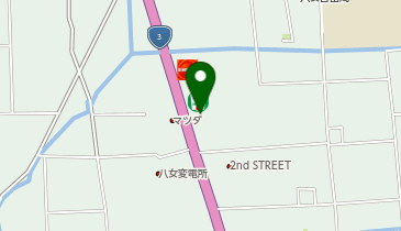 コインランドリーデポ八女吉田店の地図画像