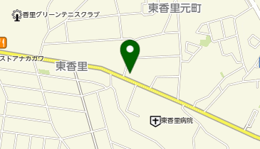 コインランドリーありがとう東香里元町店の地図画像