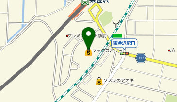 A・ウオッシュプラス東金沢駅前店の地図画像