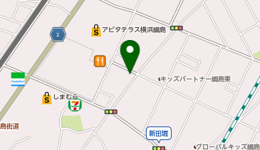 ピエロ綱島東店の地図画像