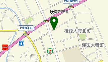 ホワイト急便桂徳大寺店の地図画像