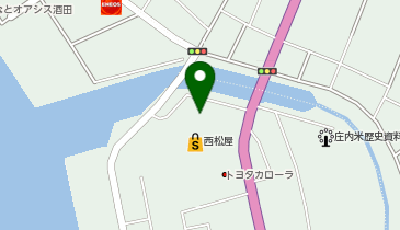 コインランドリーデポ酒田山居店の地図画像