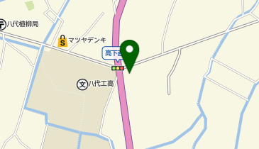 コインランドリーデポ八代高下西町店の地図画像