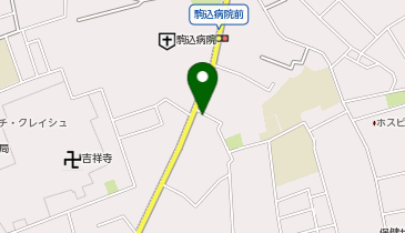 ピエロ千駄木店の地図画像