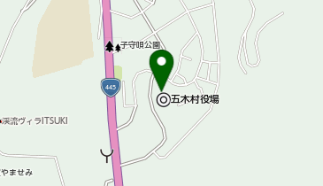 五木温泉夢唄(施設内ランドリー)の地図画像