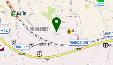 WASHPARK東青崎店の地図画像