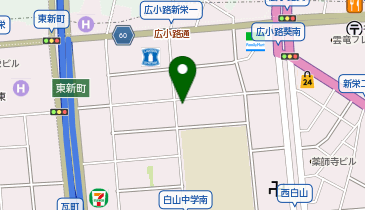 コインランドリー24hの地図画像