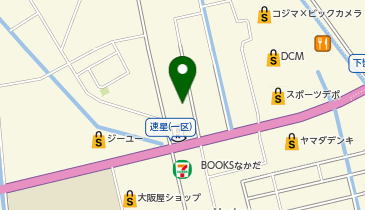 A・ウオッシュ婦中ベース店の地図画像