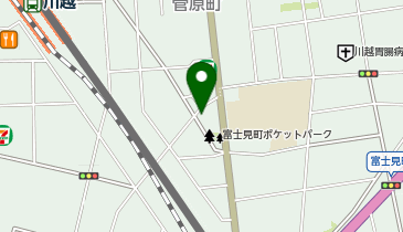 オレンジバスケット川越富士見町店の地図画像