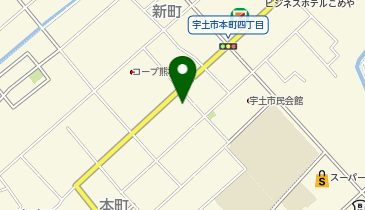 コインランドリーデポ宇土本町店の地図画像