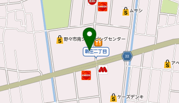 コインランドリーザブーン野々市南店の地図画像