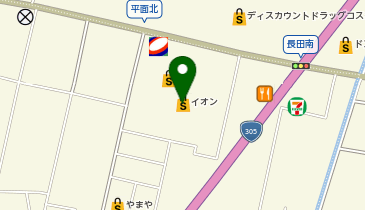 コインランドリーザブーンイオン小松店の地図画像