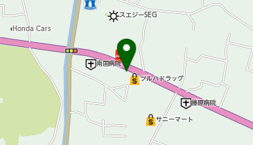 コインランドリーマミー新南国店の地図画像