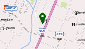 大型コインランドリー笠間店の地図画像