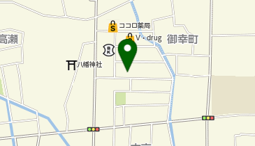 コインランドリー高瀬店の地図画像