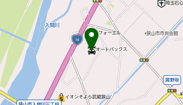 BeautyFriend狭山店の地図画像