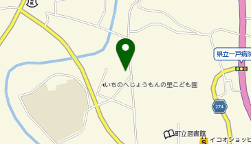 コインランドリーさわやか空間一戸店の地図画像