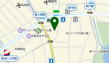 WASHLIFEOHORIの地図画像