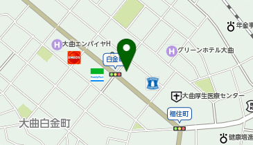 ぐるぐるランド大曲店の地図画像