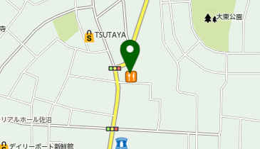 サンウォッシュ佐沼店の地図画像