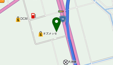 コインランドリーアクアオズメッセ21Aコープ店の地図画像