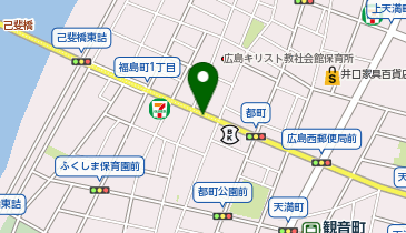 WASHPARK福島町店の地図画像