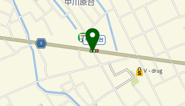 コインランドリーザブーン中川原店の地図画像