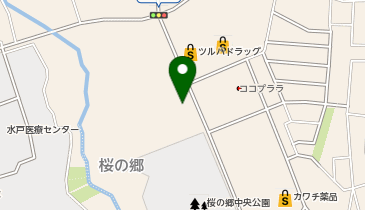 ランドリー専科桜の郷店の地図画像