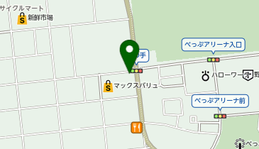 THEWASH別府山の手店の地図画像