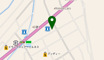 コインランドリーひまわりの地図画像