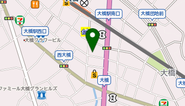 LAUNDRYHOUSE大橋店の地図画像