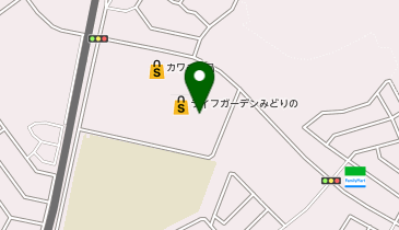 ジャンボランドリーふわふわつくばみどりの店の地図画像