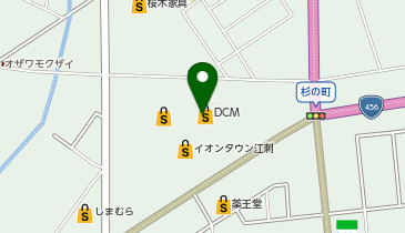 ふわりイオンタウン江刺店の地図画像